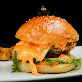 Supreme Chicken Fillet Burger(Hash Brown With Cheese)