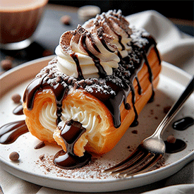 Profiteroles With Chocolate Sauce